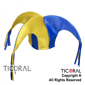 SOMBRERO ARLEQUIN TRES PUNTAS JERSEY BOCA x 1